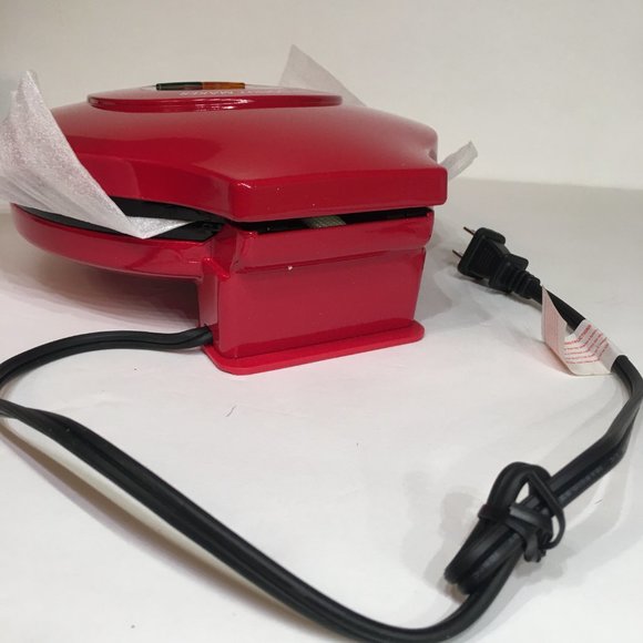 Mini Donut Maker Non Stick Red Bella Cucina Original Box Recipes NEW open box - Picture 8 of 12